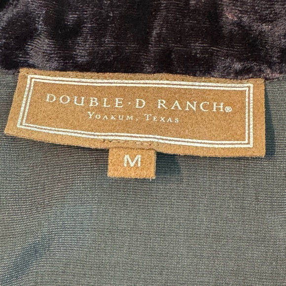 Double D Ranch Xiola heavily embroidered beaded Velvet Tunic NWOT - Picture 12 of 15